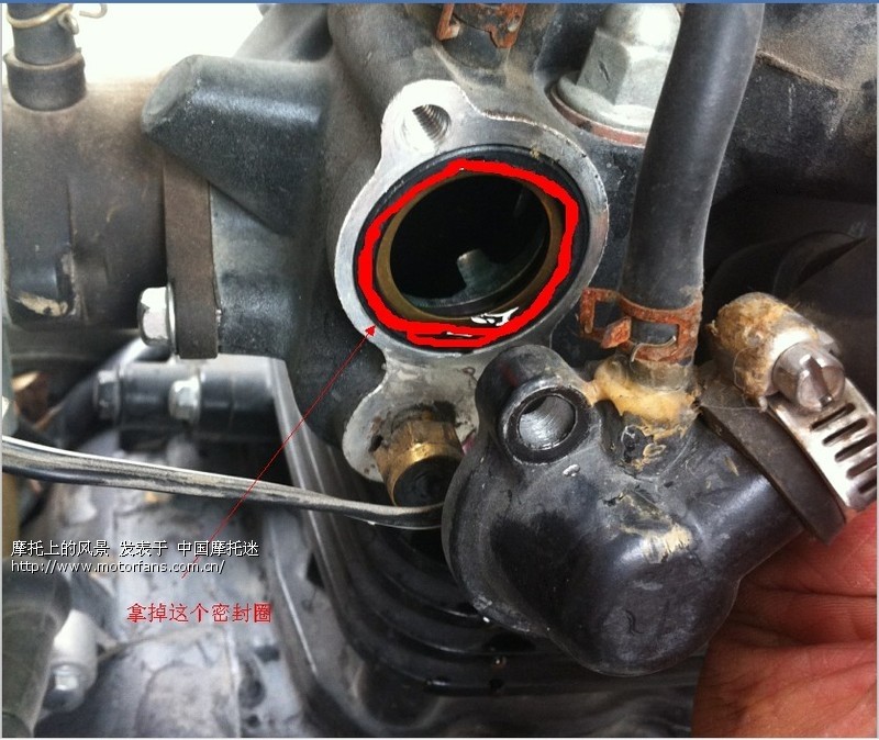 领跑王 装 节温器, 换防冻液, 换机油, 机滤等 (图