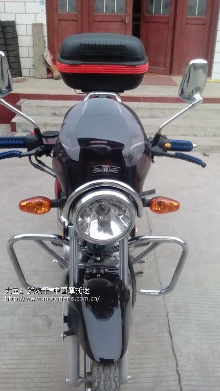 刚入手en150圆灯版有图 - 豪爵铃木-骑式车讨论