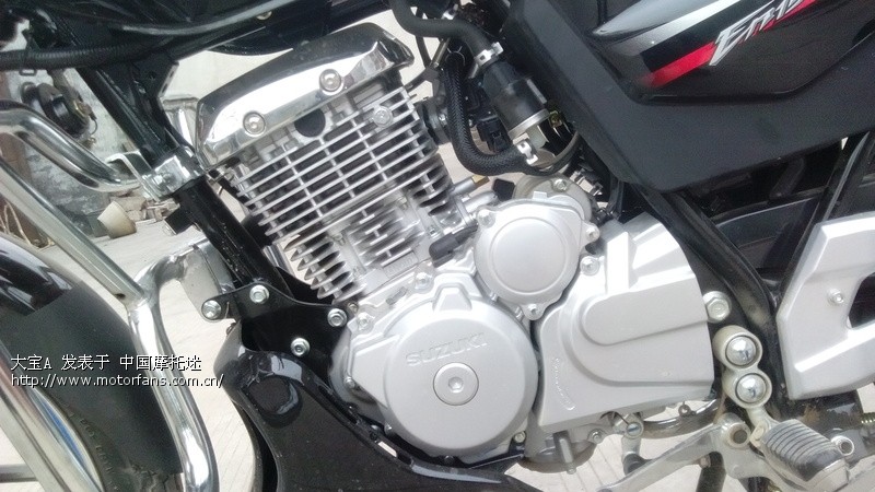 刚入手en150圆灯版有图 - 豪爵铃木-骑式车讨论