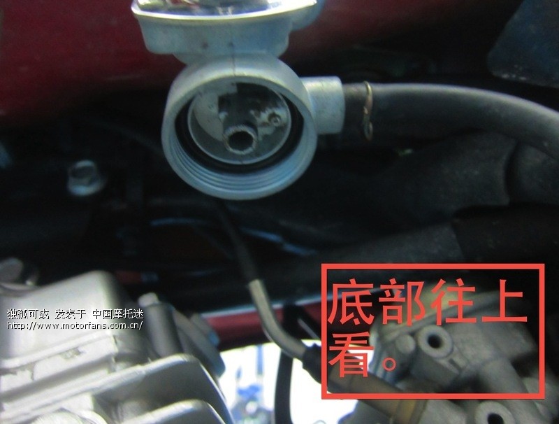 今天自己换汽油滤芯 - 摩托车论坛 - 济南铃木 -