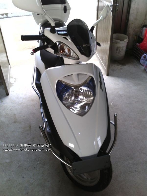 入手白色飞梦 - 踏板论坛 - 新大洲本田-踏板车讨