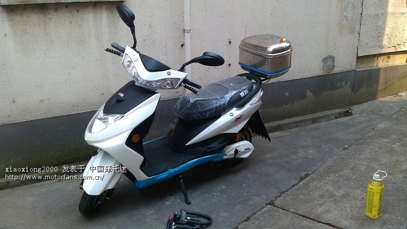 LPG封车锁车库 入手爱玛迅鹰上临牌 - 上海摩