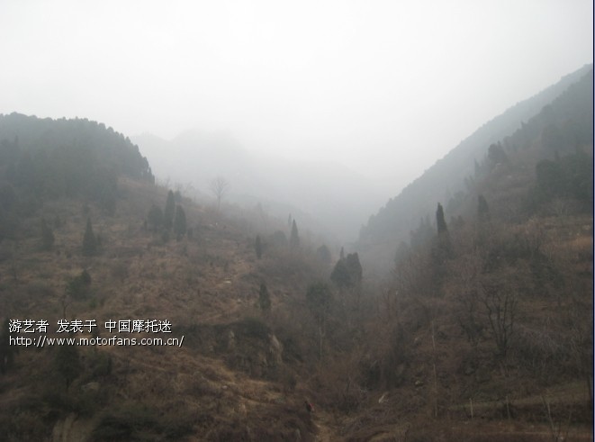 2014.3.2阴沉的雾霾西安天气小游长安子午峪 