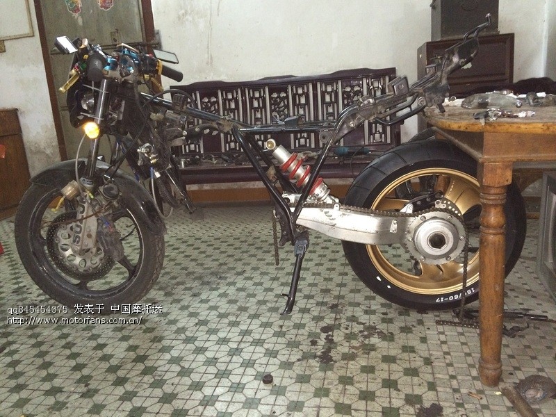 ■en 2A 自己动手 改本田Bros400单摇臂 ■ - 维