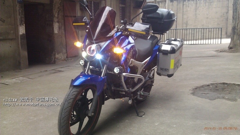 KP150标准版爆改为超级摩旅版 - 力帆摩托 - 摩