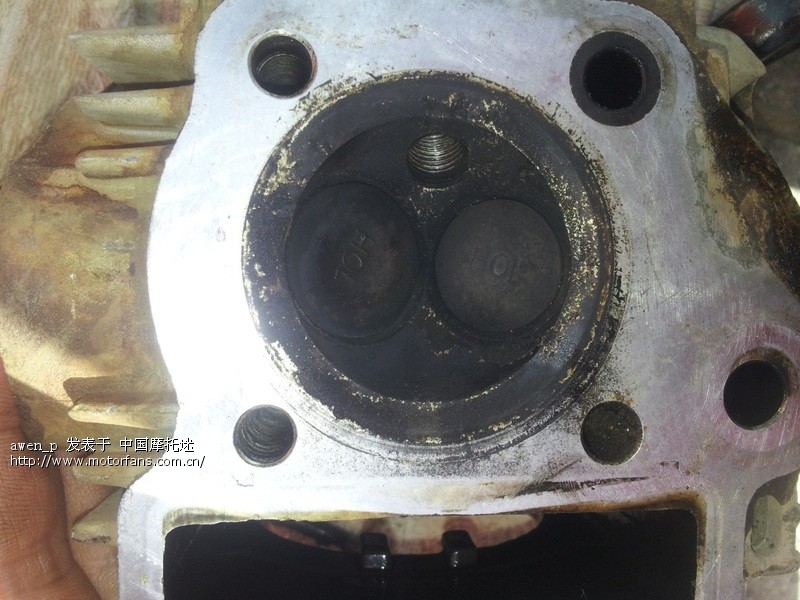 小弯梁长途400公里后缸体拆解图(高手帮看下磨