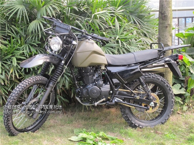 大白菜250CC越野摩托车 加粗37mm川南减震