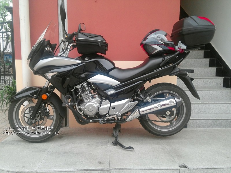 GWS 加装 GIVI 3D604 快卸式油箱硬壳包效果