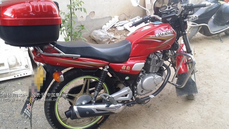 钻豹三年3万公里纪念,加装日行灯! - 豪爵铃木-