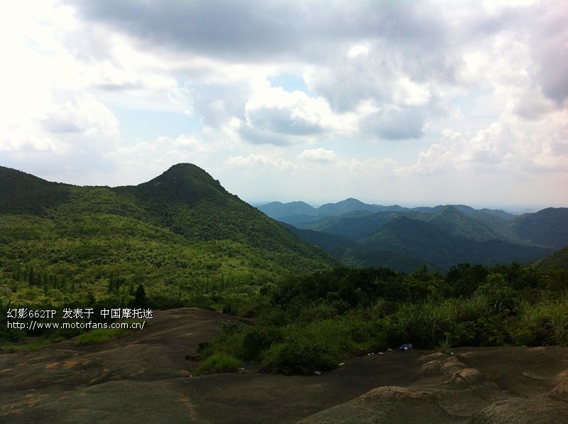 端午爬五桂山,晒成腊肉了。 - 五羊本田-骑式车