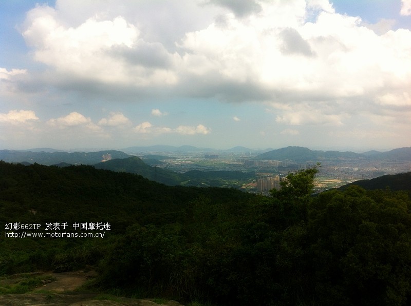 端午爬五桂山,晒成腊肉了。 - 五羊本田-骑式车