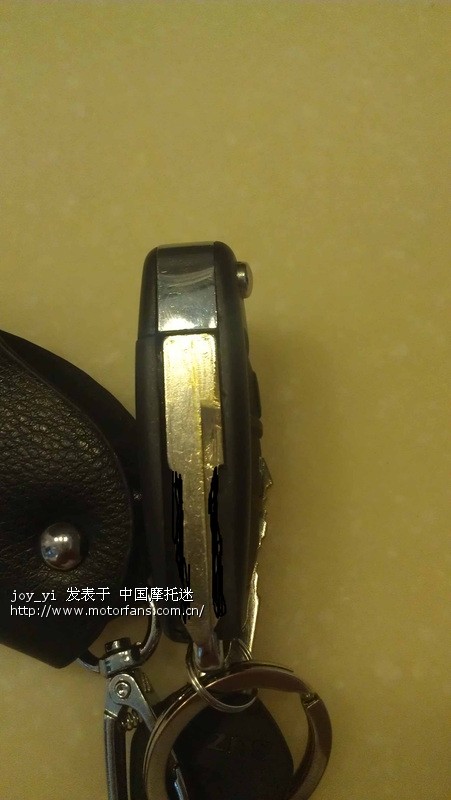 秀一下 我改装的 防盗 遥控 折叠 钥匙 - 豪爵铃