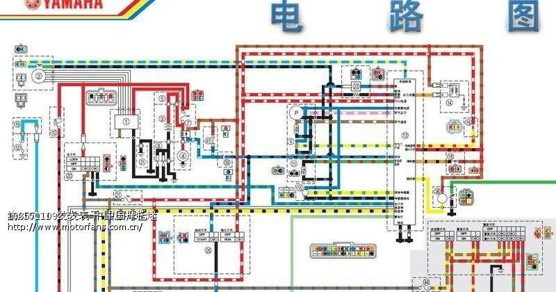 yamaha全系列摩托车电路图