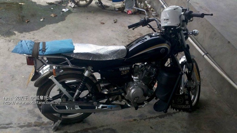 雅马哈 天骏(125SP)加装挡水,效果灰常好,雨天为了骑车被雨水溅满身的必看~! - 维修改装 - 摩托车论坛 - 中国第一摩托车论坛 - 摩旅进行到底!