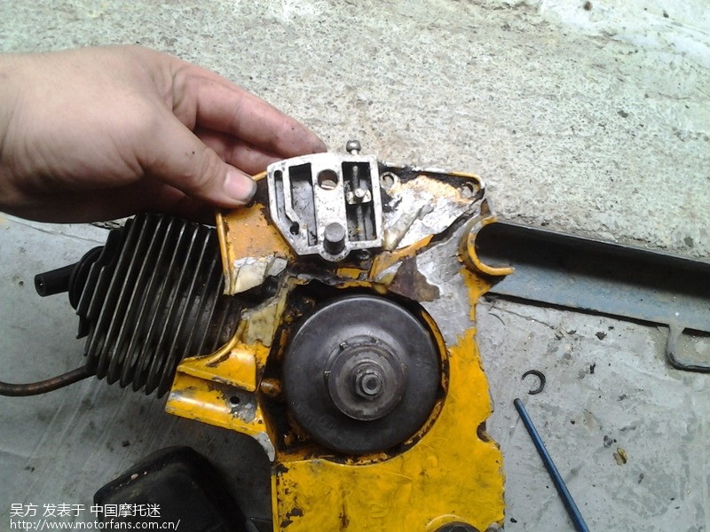 踏板车发动机吊耳断了求助。 - 维修改装 - 摩托