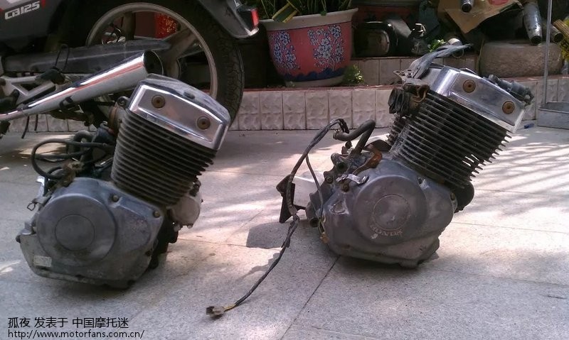 出进口本田双缸250发动机两台