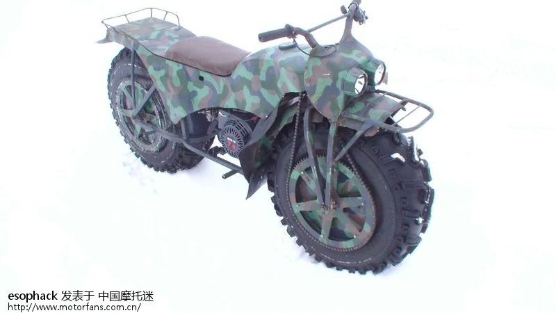 这才叫车!俄罗斯军用全地形摩托车性能展示 -