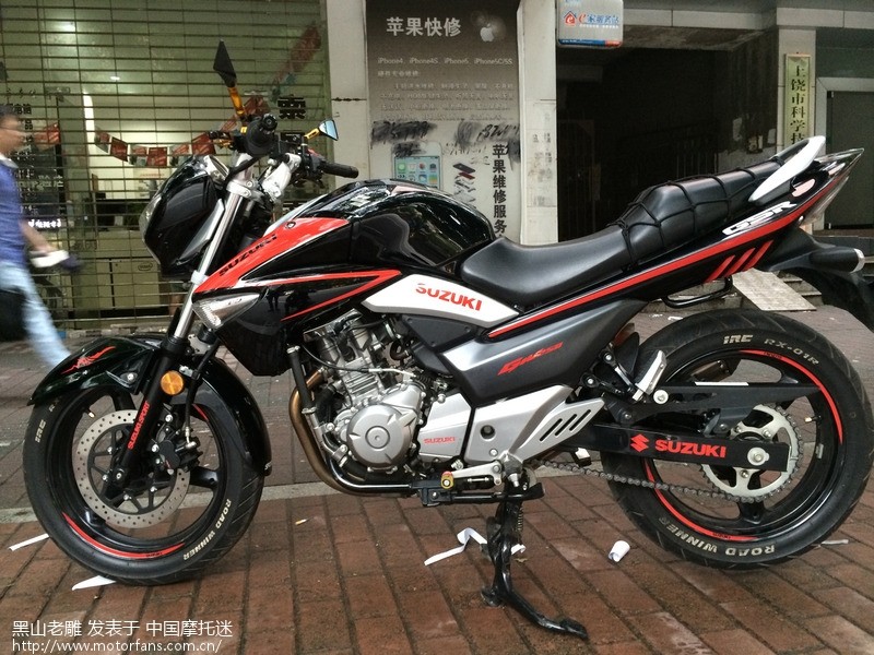 GW250英国双色版贴花效果图 - 豪爵铃木-骑式