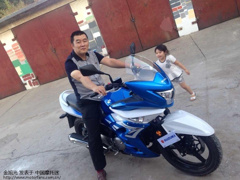 内蒙古呼和浩特首位GW250F车主提车 - 豪爵铃