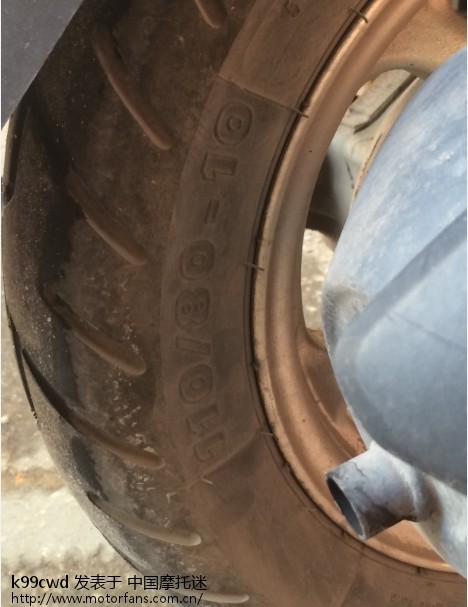 佳御轮胎升级 - 五羊本田-踏板车讨论专区 - 五羊