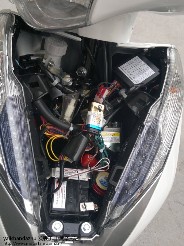 请教本田Lead125接报警器线路 - 五羊本田-踏