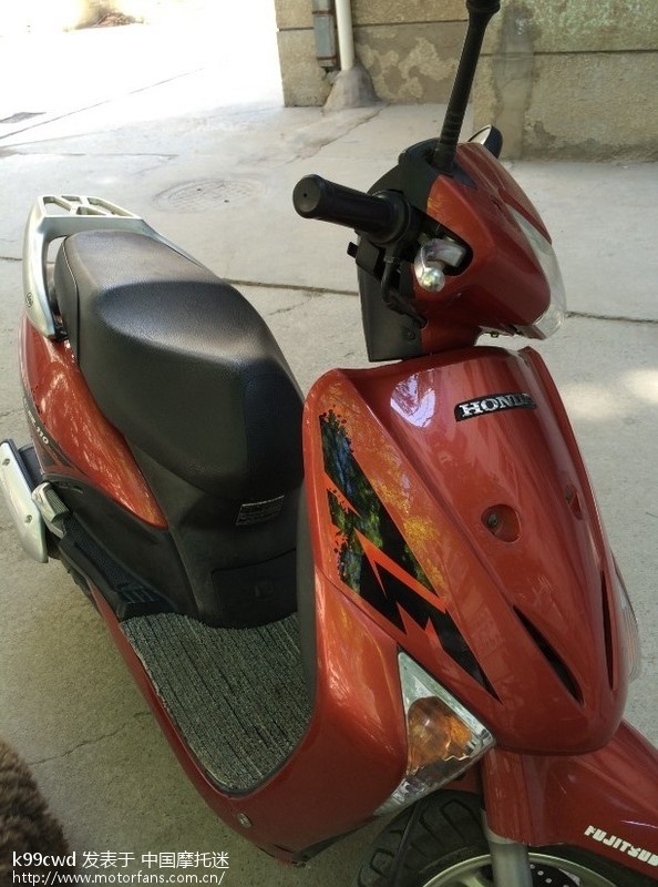 佳御轮胎升级 - 五羊本田-踏板车讨论专区 - 五羊