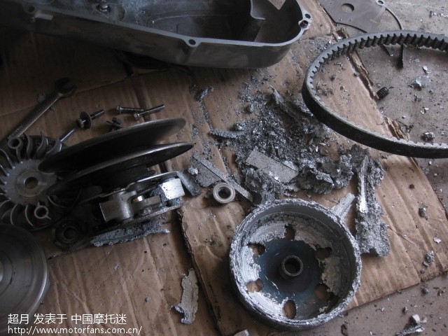 豪爵铃木红宝离合器报废 - 维修改装 - 摩托车论