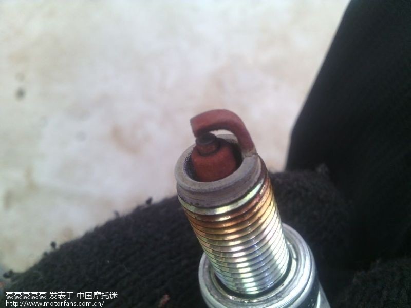 各位摩友看看我的火花塞烧的正常吗? - 维修改