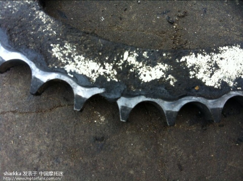 雅马哈天俊25918公里更换大小链盘链条 - 北京