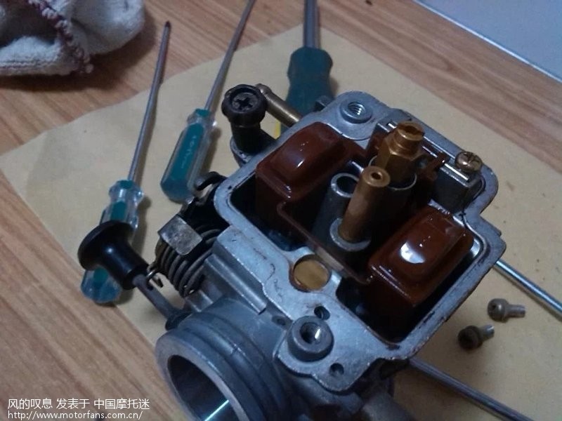 米库尼真空化油器如何拆解、清洗?铃木刀jc12