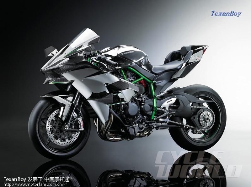 秀车- 2015款 kawasaki ninja h2r 华丽登场