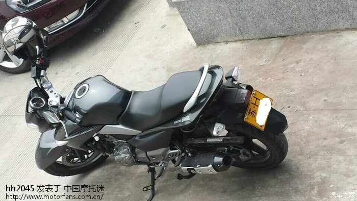 雷电灰改装吉村排气,变身GSR250! - 豪爵铃木