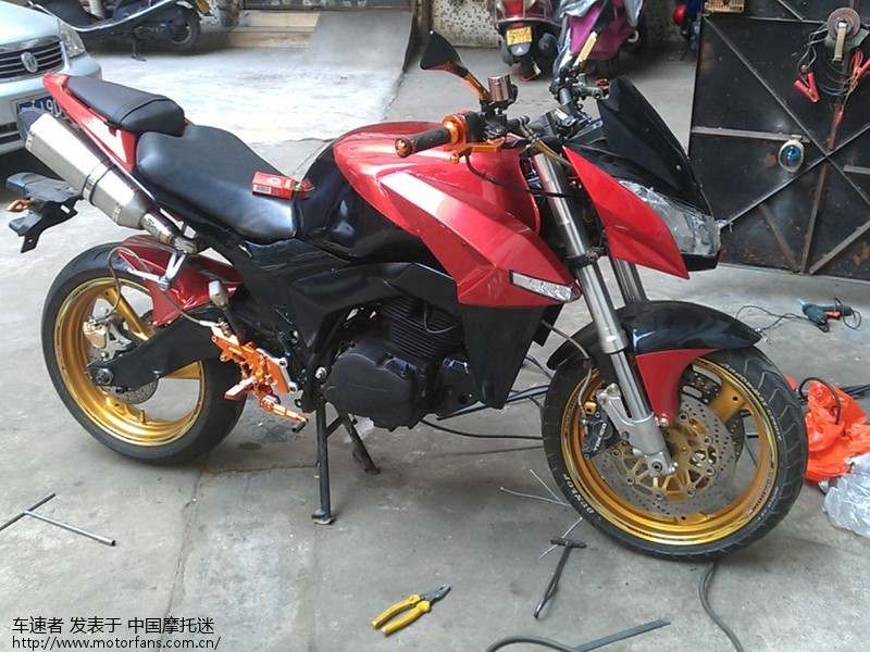 论:黄龙600如何完美改装Z1000车头? - 维修改