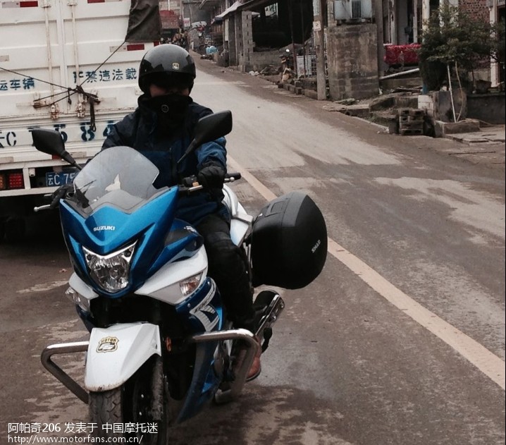 GW250F磨合期外出小草坝240公里 - 豪爵铃木