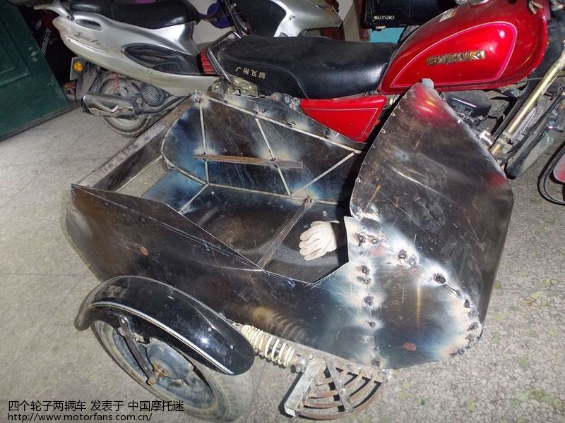 无聊自制一辆迷你跨子 - 维修改装 - 摩托车论坛