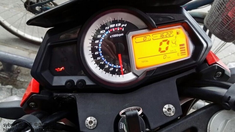 老款300改装新款300带档显仪表 - 摩托车论坛