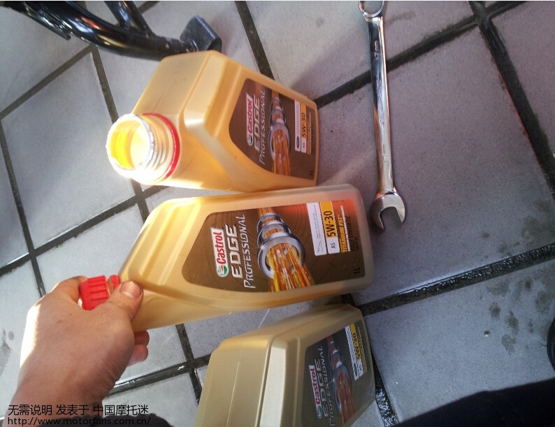 汽车机油加摩托车,充当小白鼠··· - 豪爵铃