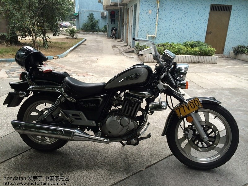 GZ150换GN125车把后的油门线与离合线的问