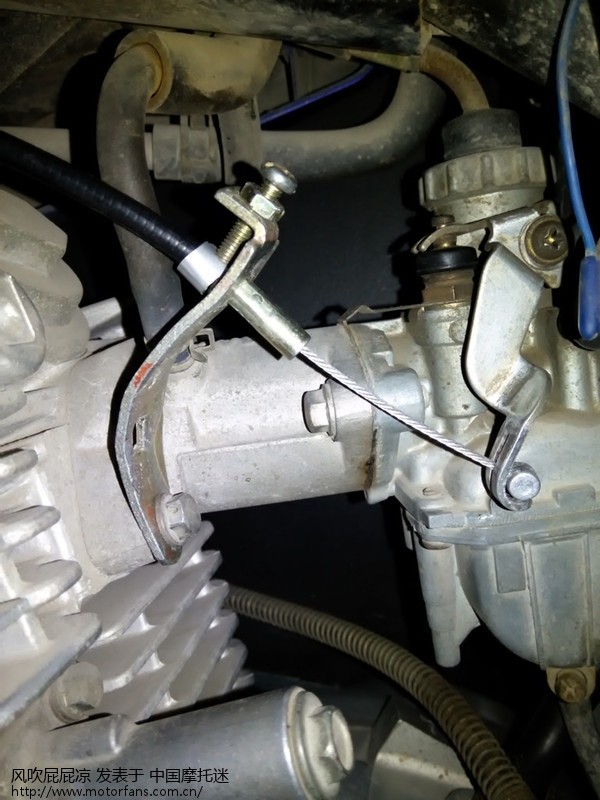 YBR天剑改装风门线,安装手把 - 雅马哈 - 摩托车