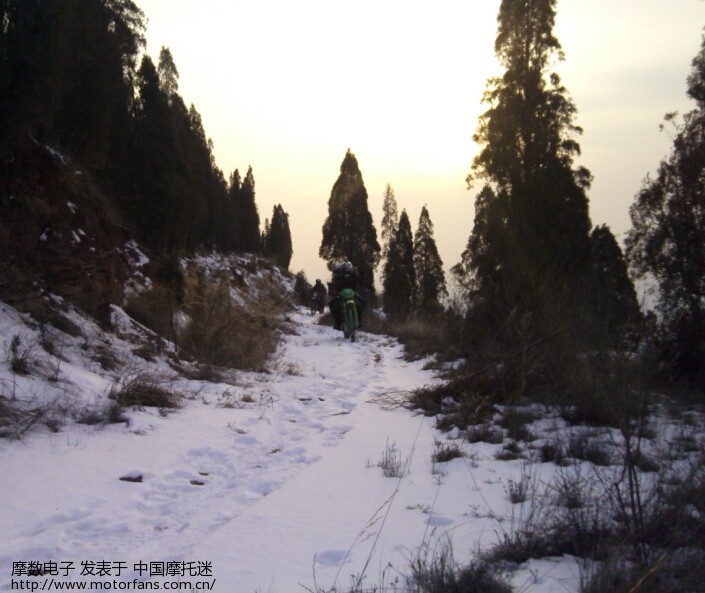 寒冬骑行南部山区的死亡之路 - 山东摩友交流区