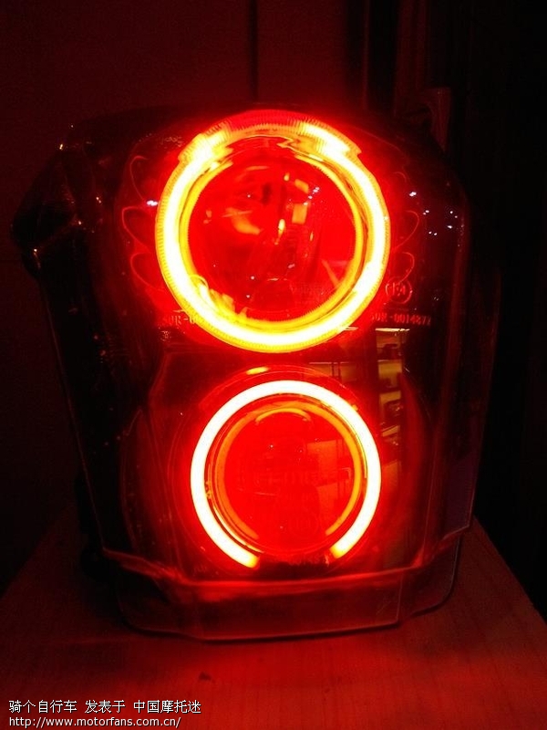 春风650改隆鑫650大灯 效果完美 同志们可以动