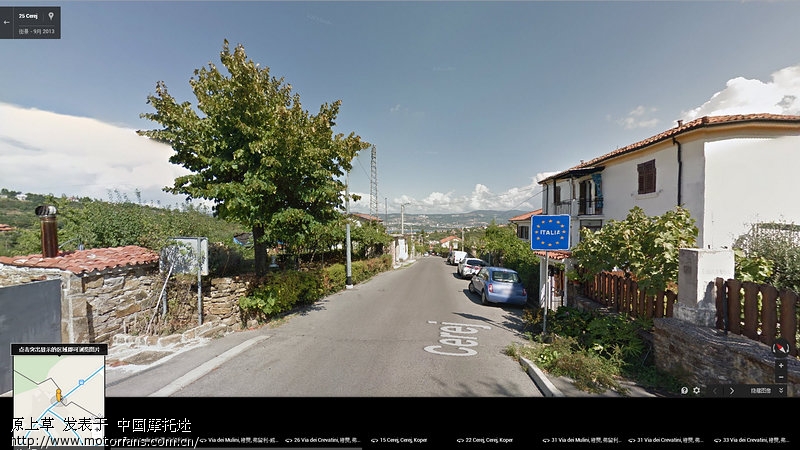 看谷歌地图街景发现欧洲大城市摩托车多以踏板