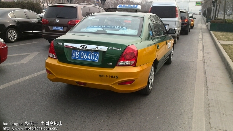 小心这个傻X-京BQ6402-万泉寺公司的车 - 北京