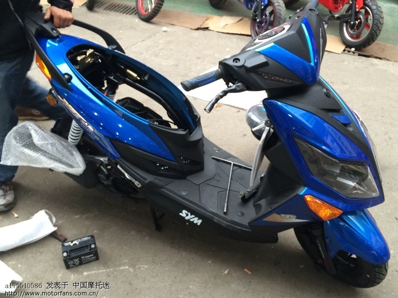 1 刚买了一辆新车,夏杏三阳高手gr125.