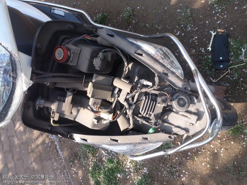 星星电喷版 1600公里 保养了 - 豪爵铃木-踏板车