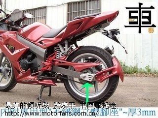 求助 怎么把本田彪影的 后挡泥板 改的高一点 或