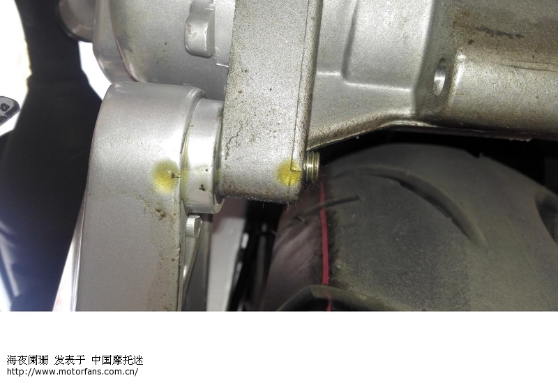 轻骑碟影新车发动机漏机油 - 踏板论坛 - 摩托车
