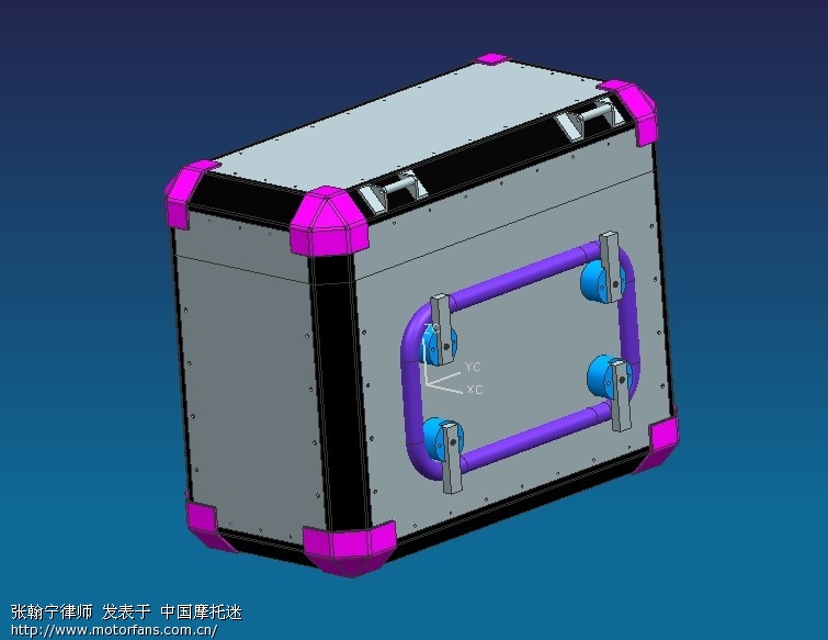 探讨:摩托车边箱快拆快挂机构哪种方式强度好