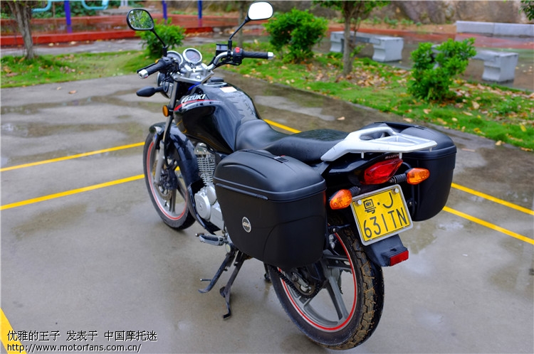 EN150装上了漂亮的边箱 - 豪爵铃木-骑式车讨