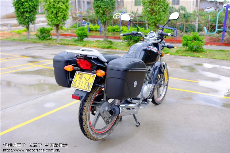 EN150装上了漂亮的边箱 - 豪爵铃木-骑式车讨